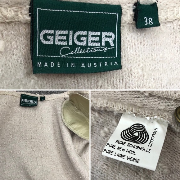 Geiger Collection Blazer Skirt Set Wool EU 36/38 - Picture 7 of 8